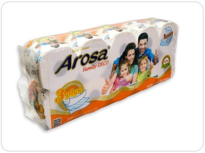 Arosa Fami 10Cuộn - 3Lớp cam - Khăn Giấy Mỹ Anh - Công Ty TNHH Sản Xuất Và Thương Mại Mỹ Anh